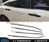Toyota Corolla Chrome Weather Strips - Model 2014-2021