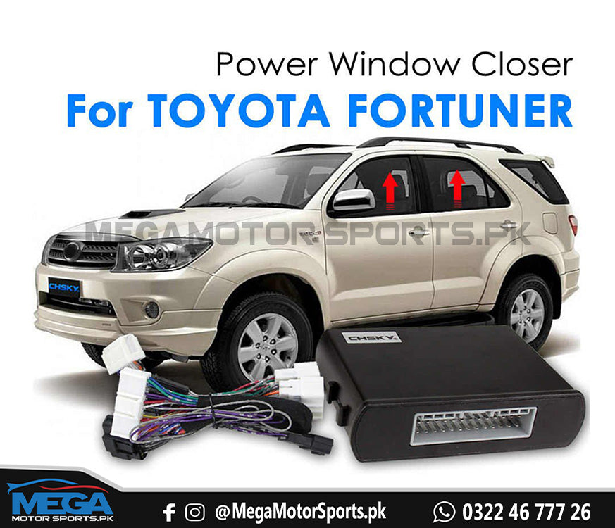 Toyota Fortuner Window Closer Kit / Side Mirror Closer Kit