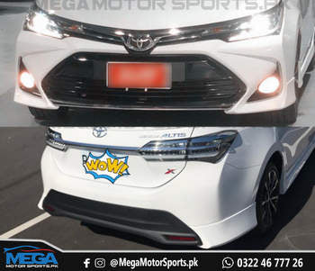 Corolla Altis Grande X Bumpers Facelift Front and Back for 2017 2018 2019 2020 2021