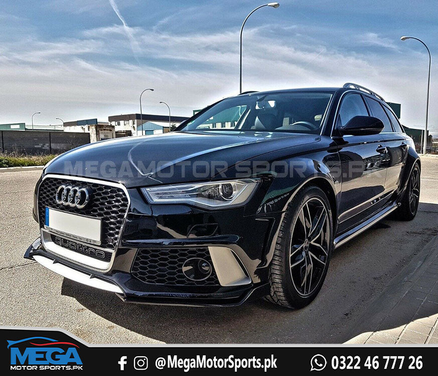 Audi A6 To RS6 Bodykit - Front Bumper and Diffuser