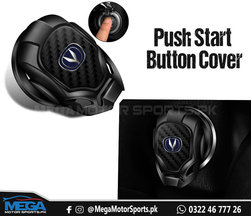 Changan Black Ironman Style Push Start / Stop Button Cover