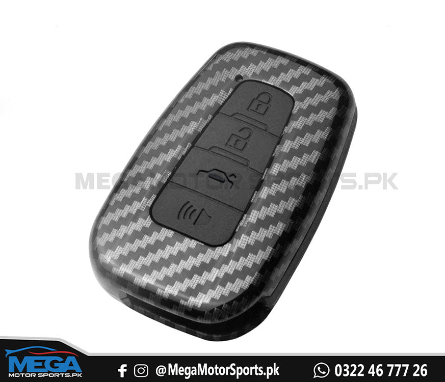 Toyota Corolla Grande Carbon Fiber Key Fob For 2017 2018 2019 2020 2021