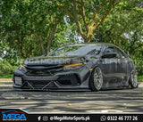Honda Civic Piano Black X Grill