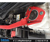 Honda Civic X Front Strud Bar - Red Strud Bar For Models 2016 - 2021