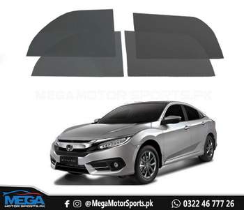 Honda Civic OEM 50% Tinted Window Glass - Originally Black Glass