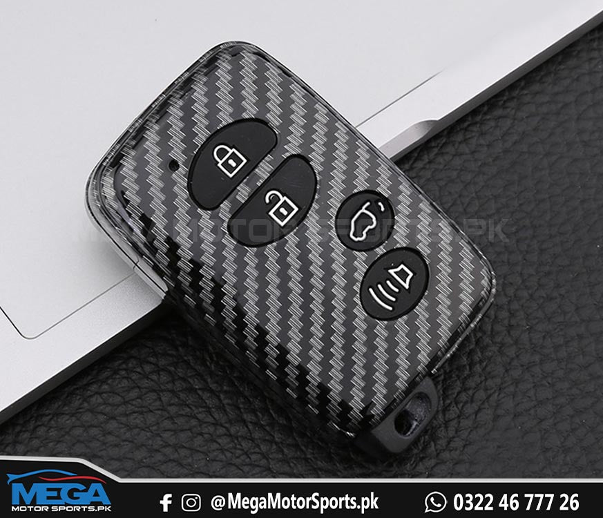Toyota Prius Carbon Fiber Key Fob / Key Cover For 2015 2016 2017 2018 2019 2020