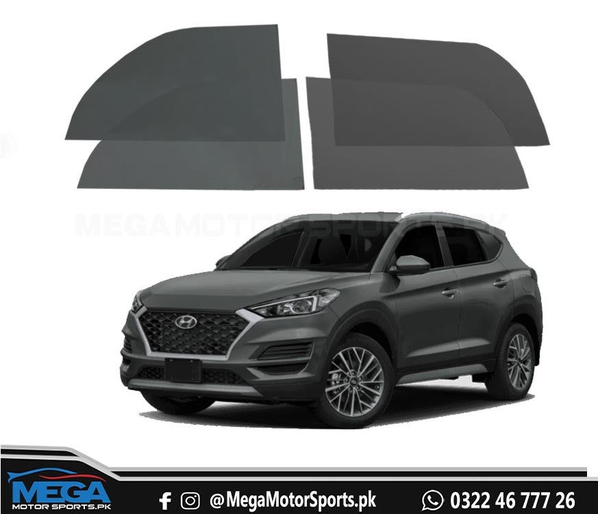 Hyundai Tucson OEM 50% Tinted Window Glass - Originally Black Glass For 2020 2021