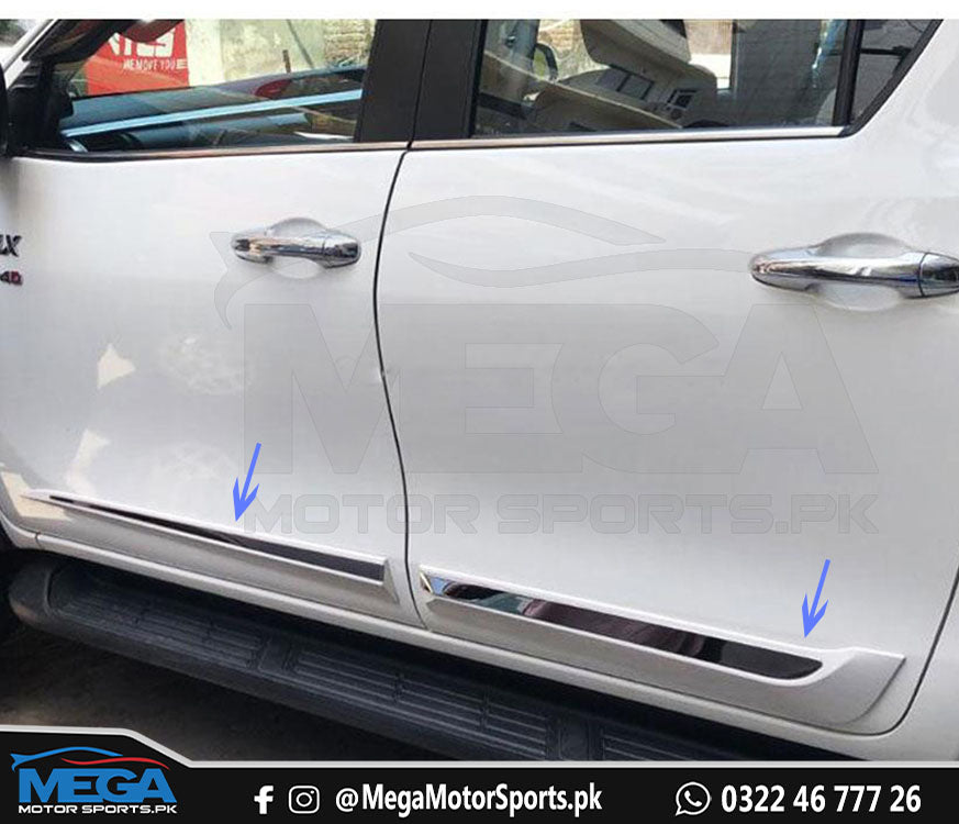 Toyota Hilux Revo Door Lower Chrome Moulding
