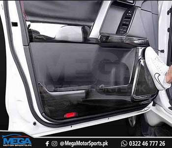 Toyota Land Cruiser FJ200 Anti Kick Door Protection Cover - Black