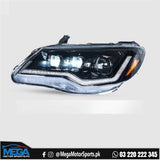 Honda Civic Reborn Audi Style LED Head Lamp / Head Lights 2006-2012