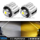 Super Bright LED Fog Lamp Bulbs 2 Colour (Yellow/White) For Fortuner / Rocco / Civic 2023 / CHR