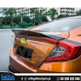 Honda Civic X Carbon Fiber DuckTail Spoiler V2 2016 - 2021