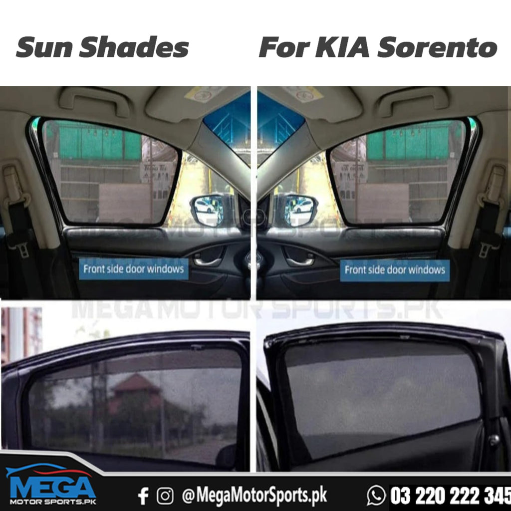 Kia Sorento Premium Quality Window Sun Shades 2021-2025