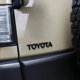 Toyota Hilux Revo V Black Emblems Logo Set