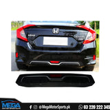 Honda Civic LED Diffuser With Chrome Trim - Matt Carbon Fiber