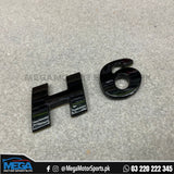 Haval H6 Glossy Black Emblems / Logos 2022 - 2025