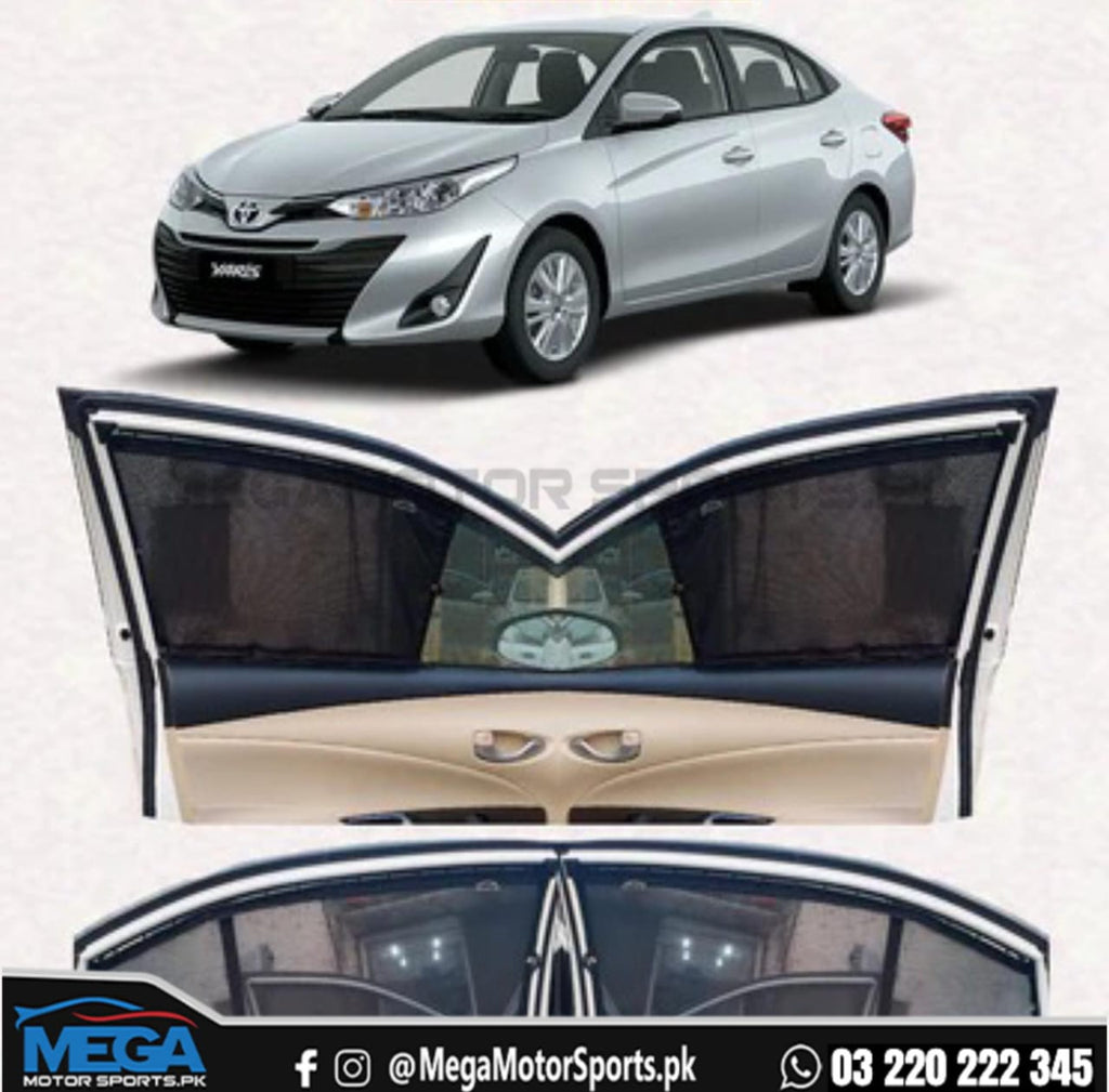 Toyota Yaris  XP150 Sliding Car Curtains / Sun Shades  2020-2025