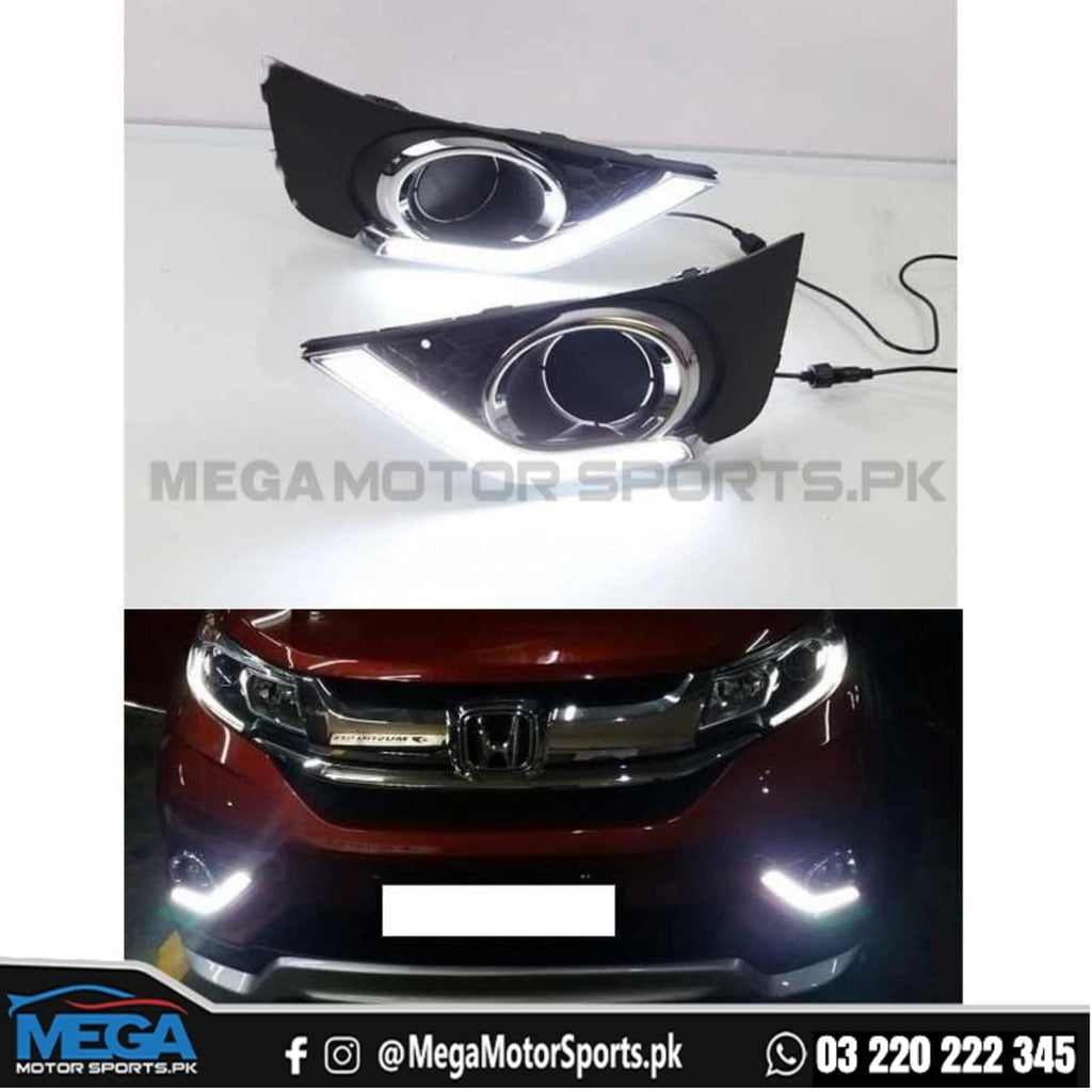 Honda BRV Fog Lamp DRL Cover Dual 2017-2019