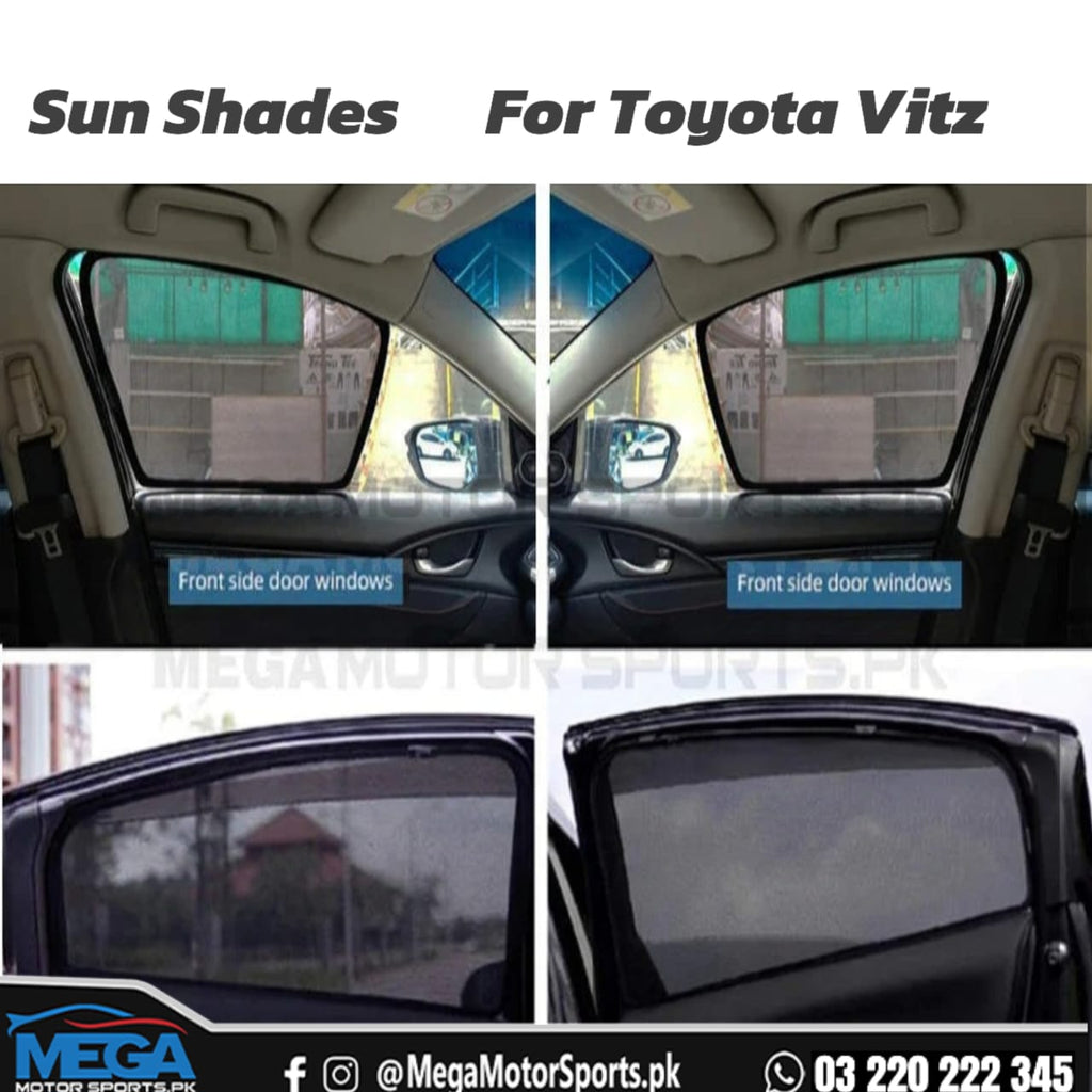 Toyota Vitz Premium Quality Window Sun Shades 2012-2019