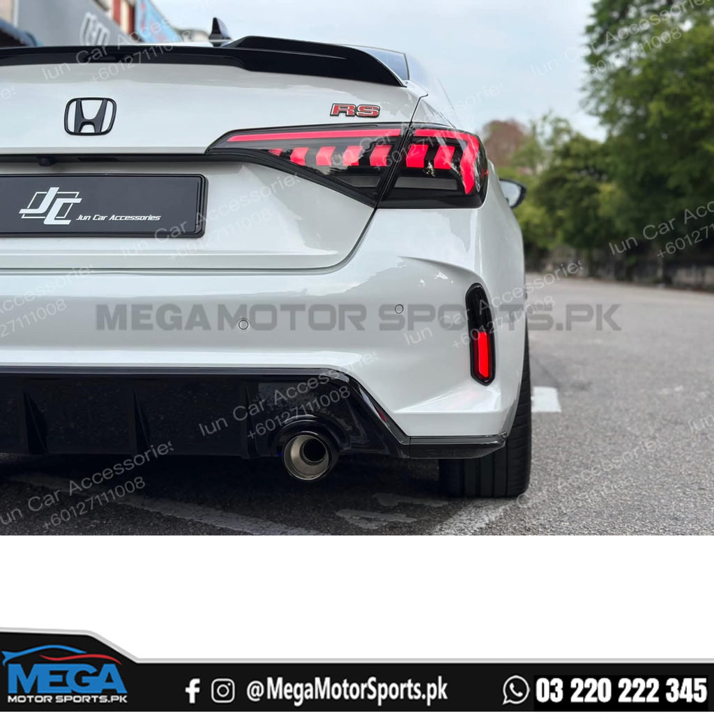 Honda Civic 11 Gen Type R Bumper V1 Back Drl 2022+