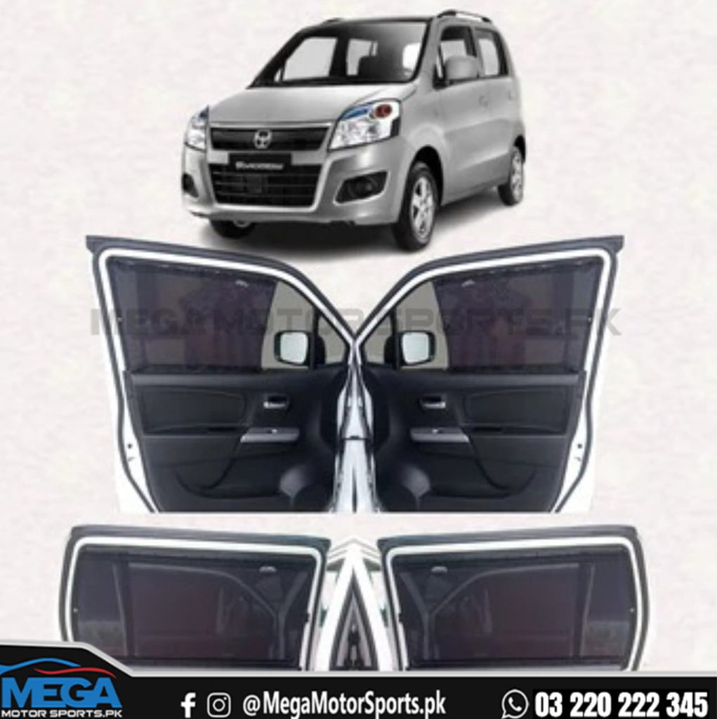 Suzuki Wagon R Sliding Car Curtains / Sun Shades 2015-2025