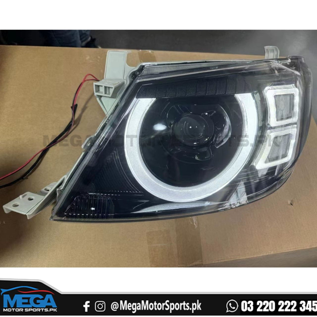 Toyota Hilux Vigo Champ Land Rover Style Head Lights | Head Lamps 2010-2014