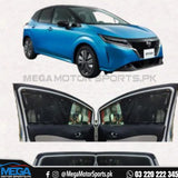 Nissan Note Sliding Car Curtains / Sun Shades 2022 - 2025