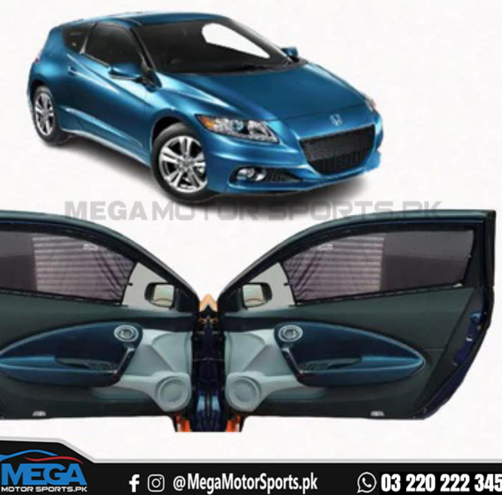 Honda CRZ Sliding Car Curtains / Sun Shades  2010 – 2016