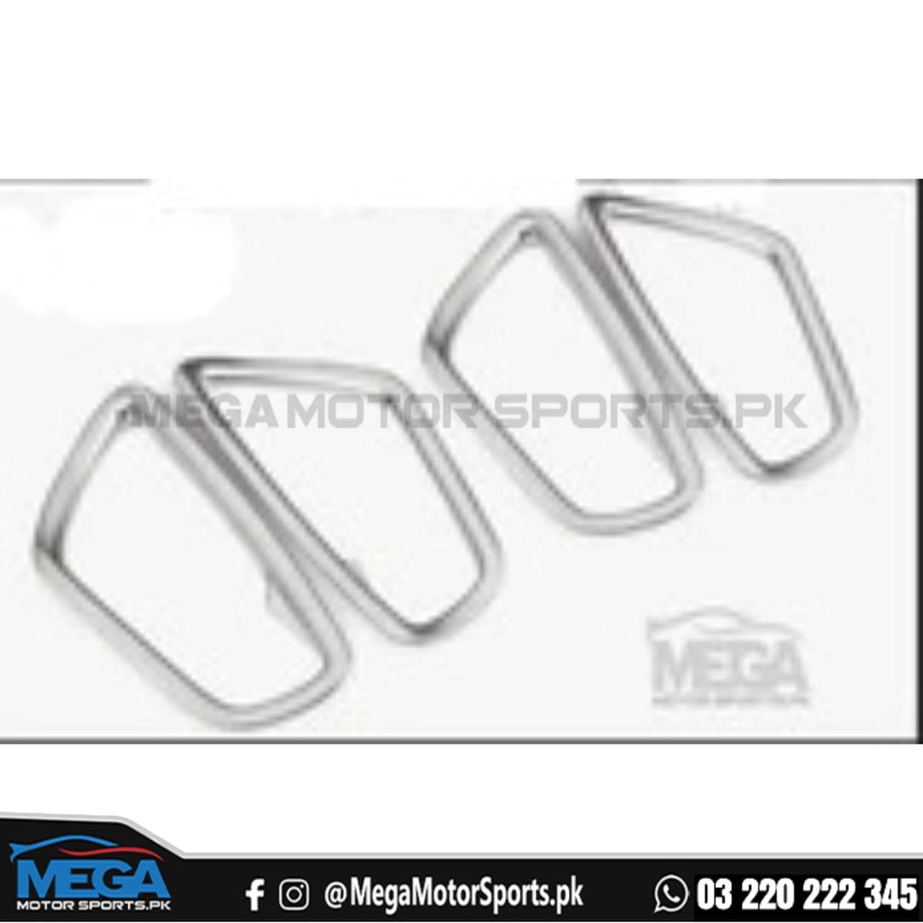 Honda Civic X Chrome Door Inner Internal Handle Bowl 4pcs