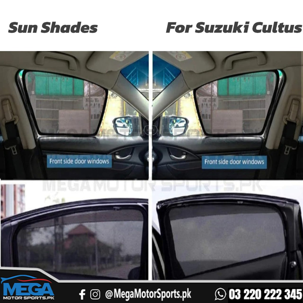 Suzuki Cultus Premium Quality Window Sun Shades 2000-2016