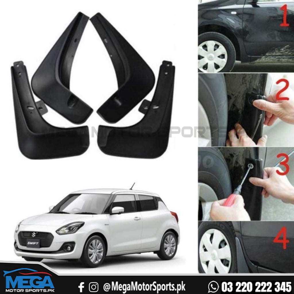 Suzuki Swift Mud Flaps 4pcs Model 2021-2025