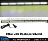 6 Bar LED Long Dashboard Light - White