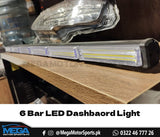 6 Bar LED Long Dashboard Light - White
