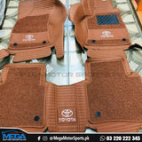 Toyota Fortuner 10D Cofee/ brown Floor Mats