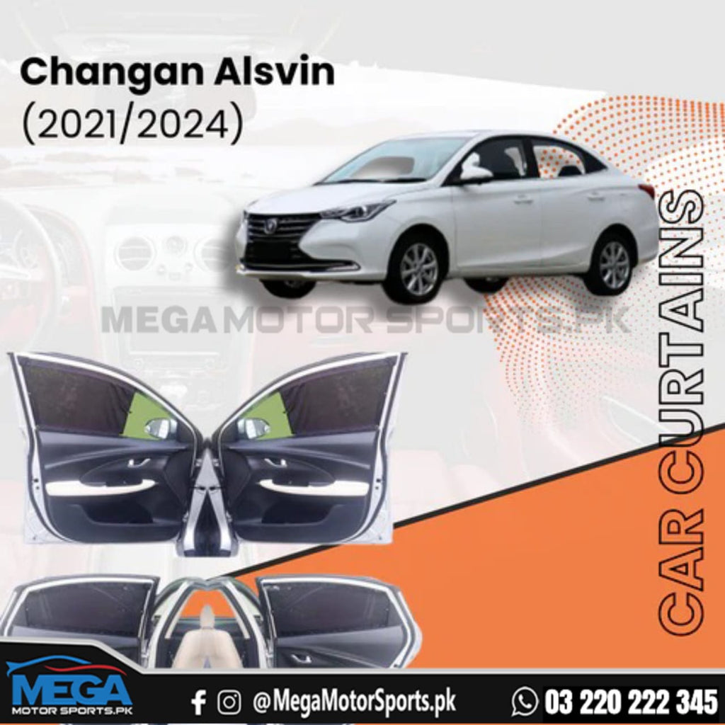 Changan Alsvin Sliding Car Curtains/Sun Shades 2021-2025