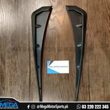 Honda Civic X  Matt Black Type R Fender Trim