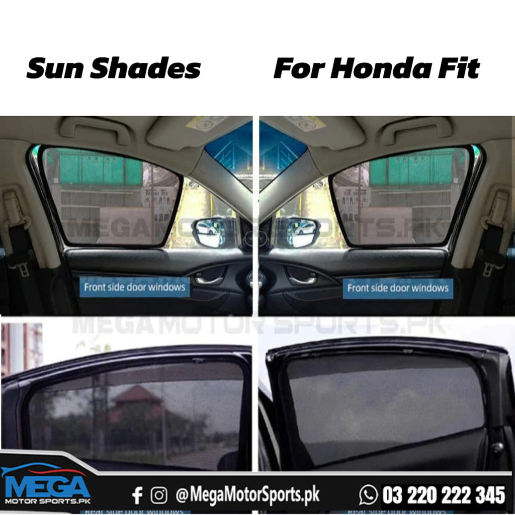 Honda Fit Premium Quality Window Sun Shades 2015-2017