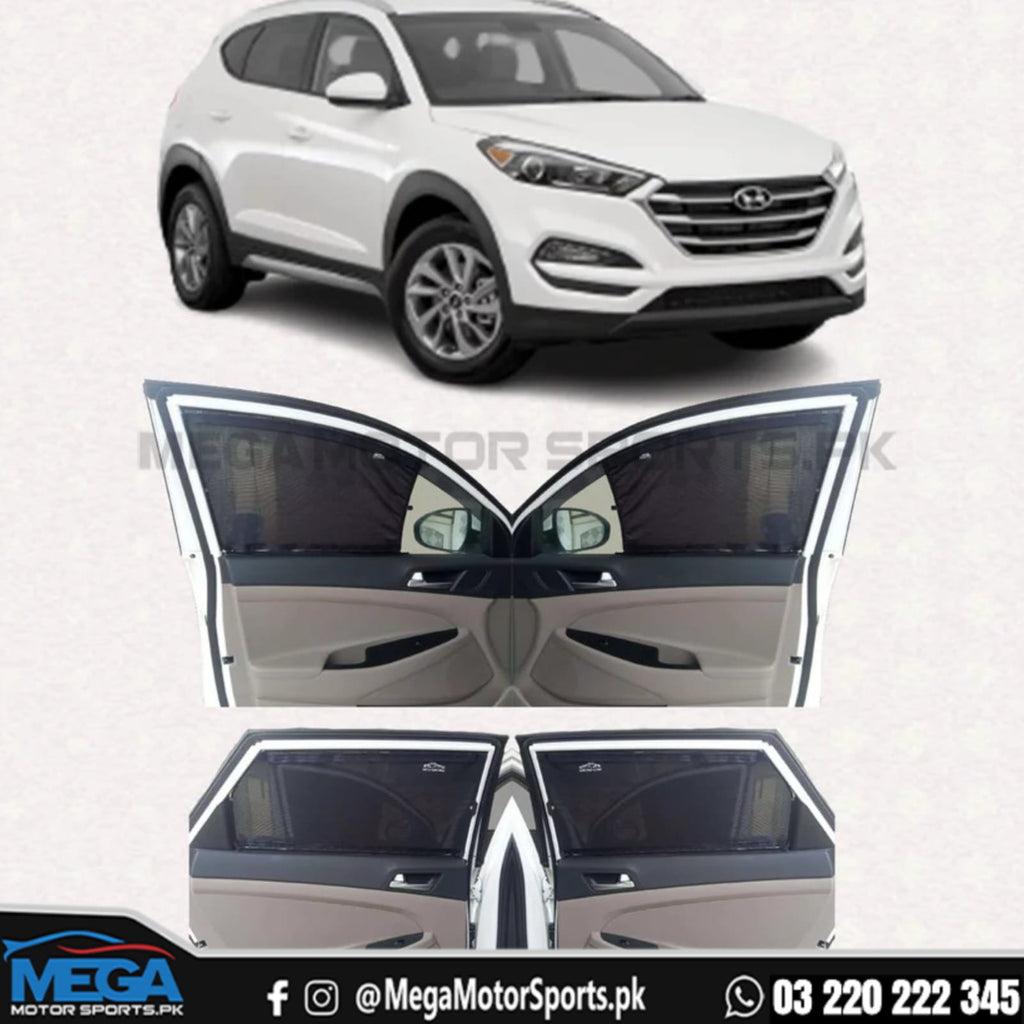 Hyundai Tucson Sliding Car Curtains Sun Shades 2022-2025