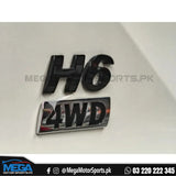 Haval H6 Glossy Black Emblems / Logos 2022 - 2025