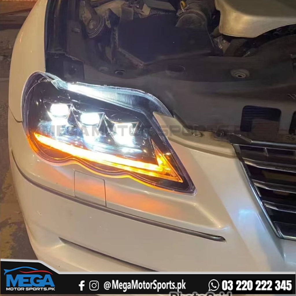 Toyota Mark X Nike Style Three / 3 Projector Led Headlight For 2004-2009