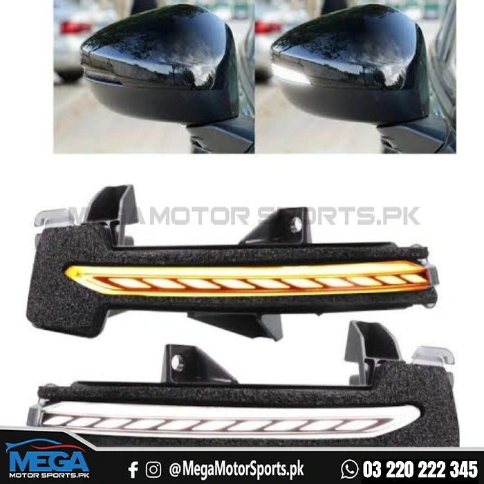 Honda Civic 2022 Sequential Indicator Side Mirror Drls