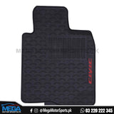 Honda Civic X PVC Rubber Floor Mat - Black