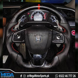 Civic X Silver Paddle Shift Extension For Steering Wheel