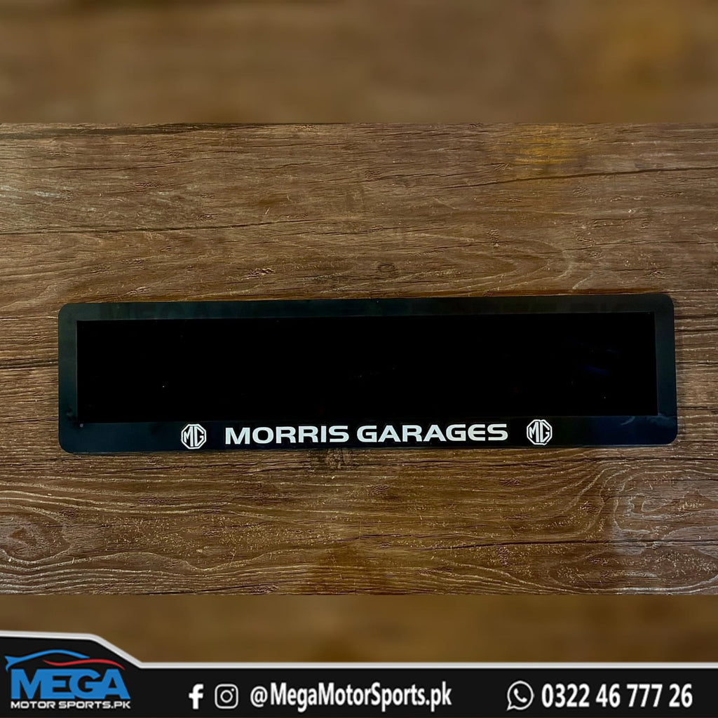 MG HS Morris Garage Number Plate Frame 2021 - 2024