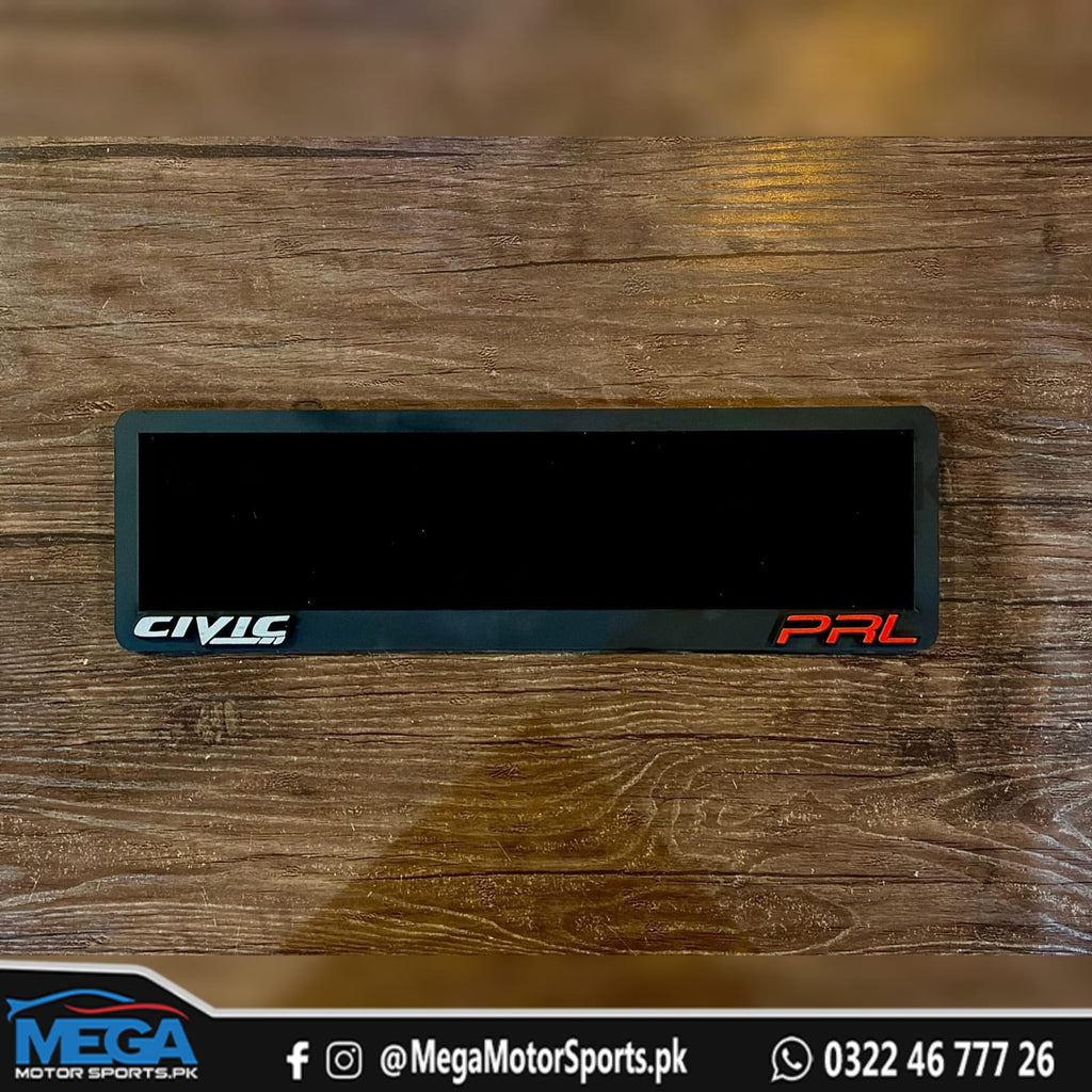 Civic X Number Plate SI / Type R / HONDA / PRL / RS – Mega Motor Sports