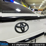 Corolla X Front and Back Carbon Fiber Logos 2014 - 2023