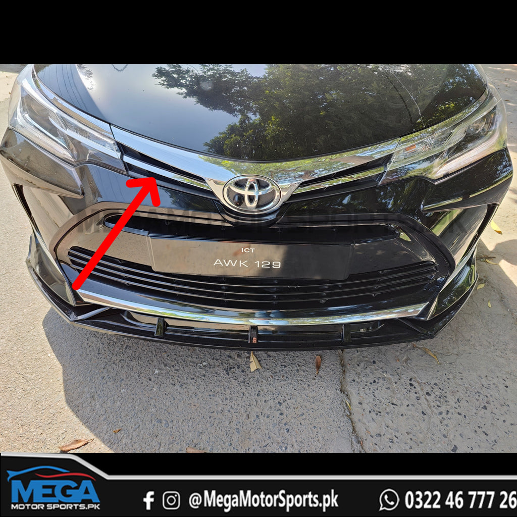 Toyota Corolla Facelift Grill Chrome Trims 2 Pieces 2017 - 2023