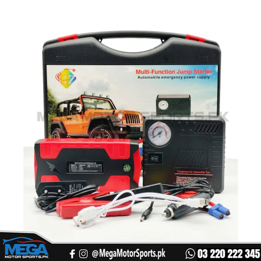 Jump Starter With Tire Air Compressor 4F High power