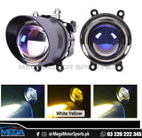 Bi LED Projector Fog Lamps 3 Colours For Corolla / Fortuner / Revo (Super Bright)