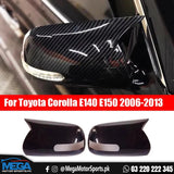 Corolla 2012 Batman Style Side Mirror Cover Carbon Fiber